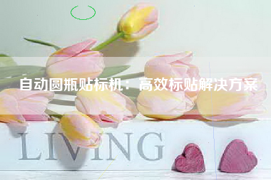 自动圆瓶贴标机：高效标贴解决方案