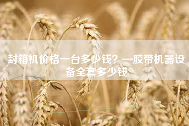 封箱机价格一台多少钱？—胶带机器设备—多少钱