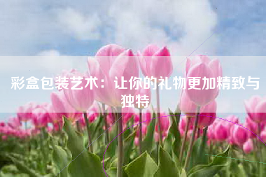 彩盒包装艺术：让你的礼物更加精致与独特