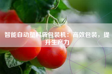 智能自动塑料袋包装机：高效包装，提升生产力