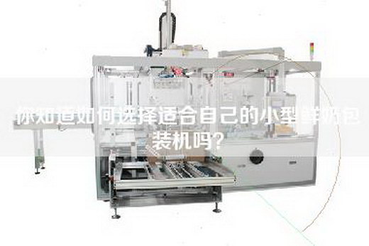 你知道如何选择适合自己的小型鲜奶包装机吗？