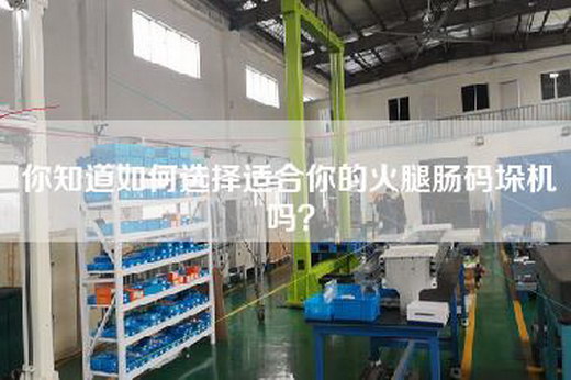 你知道如何选择适合你的火腿肠码垛机吗？