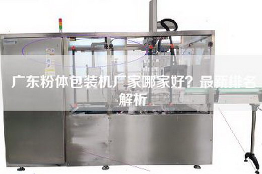 广东粉体包装机厂家哪家好？最新排名解析