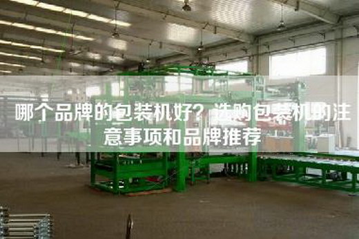 哪个品牌的包装机好？选购包装机的注意事项和品牌推荐