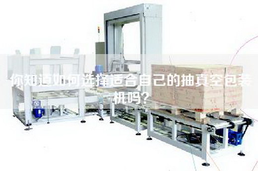 你知道如何选择适合自己的抽真空包装机吗？