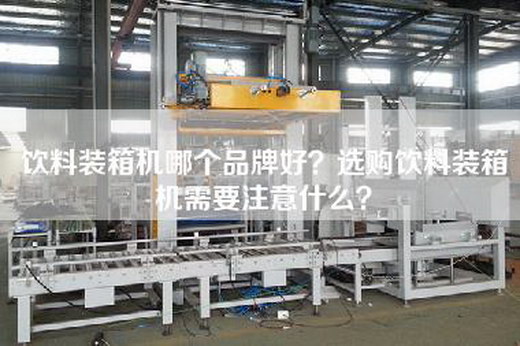 饮料装箱机哪个品牌好？选购饮料装箱机需要注意什么？