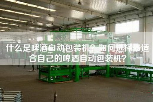 什么是啤酒自动包装机？如何选择最适合自己的啤酒自动包装机？