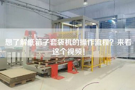 想了解纸箱子套袋机的操作流程？来看这个视频！