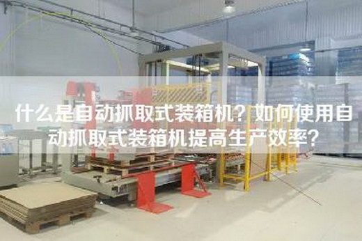什么是自动抓取式装箱机？如何使用自动抓取式装箱机提高生产效率？