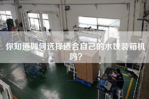 你知道如何选择适合自己的水饺装箱机吗？