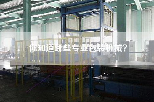 你知道哪些专业包装机械？