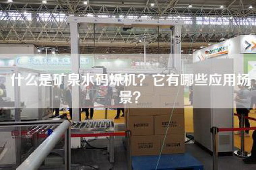 什么是矿泉水码垛机？它有哪些应用场景？
