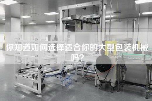 你知道如何选择适合你的大型包装机械吗？