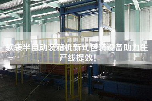 软袋半自动装箱机新式包装设备助力生产线提效！
