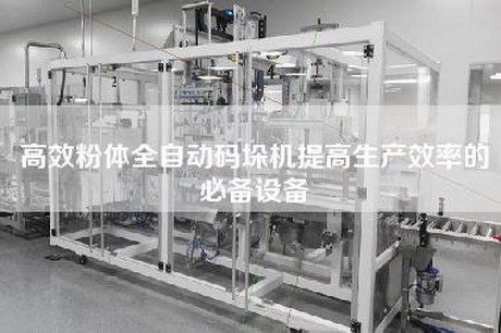 高效粉体全自动码垛机提高生产效率的必备设备