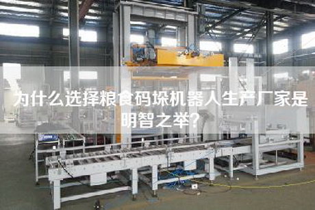 为什么选择粮食码垛机器人生产厂家是明智之举？