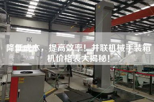 降低成本，提高效率！并联机械手装箱机价格表大揭秘！