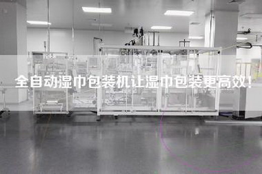 全自动湿巾包装机让湿巾包装更高效！
