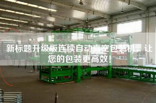 新标题升级版连续自动真空包装机，让您的包装更高效！
